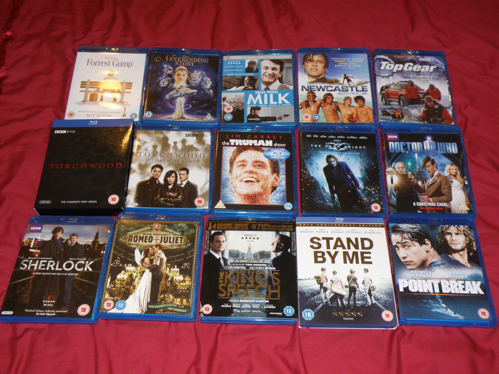 My Blu-ray Collection So Far… – Gordon Valentine's Adventures