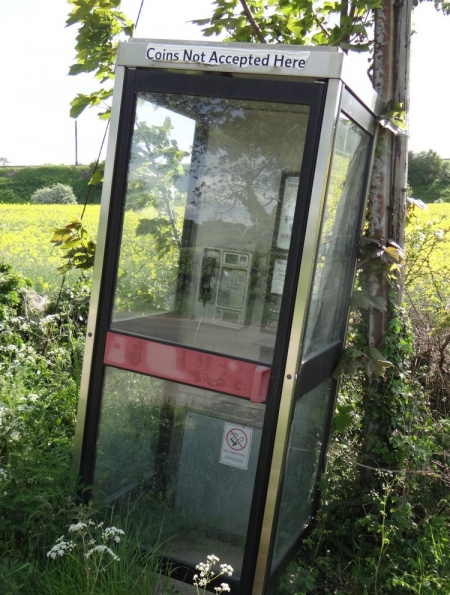 BT phone box in Creeton, Lincolnshire