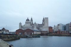 Liver Buildings from The Albert Dock