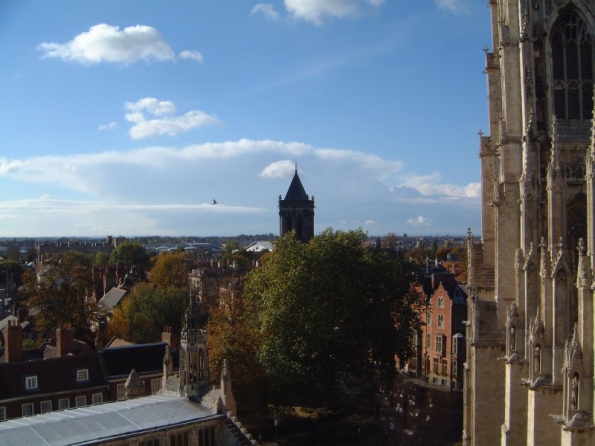 View from York Minster tower