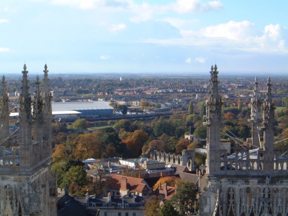 View from York Minster tower