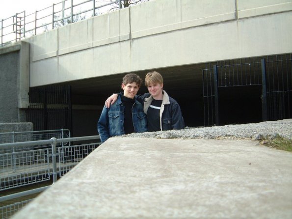 Rob and myself at the Falkirk Wheel