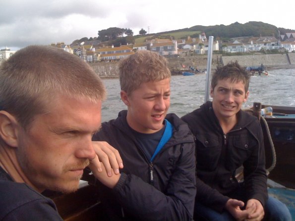 Getting the boat over to St Michael's Mount