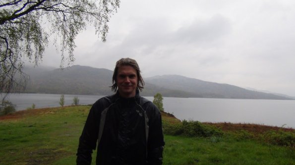 Cycling at Loch Katrine