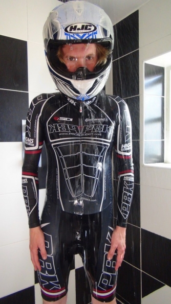 PBK Team Long Sleeve Skinsuit 2009 in shower