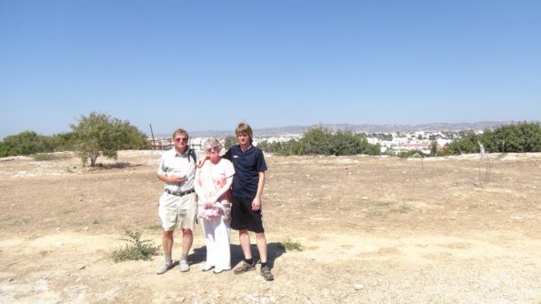 Mum, Dad and myself in Paphos