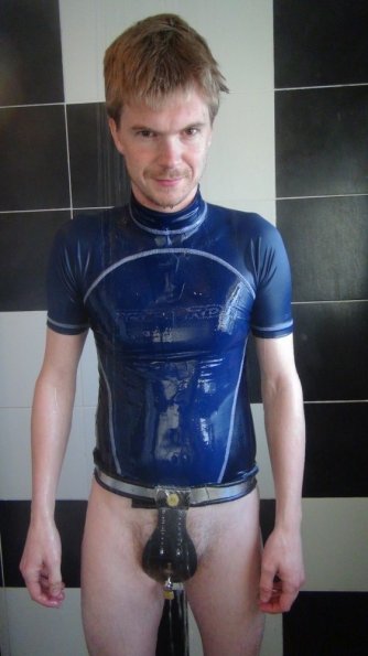 Deluxe Male Stainless Steel Chastity Belt