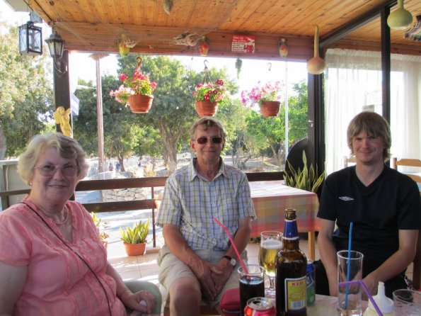 Mum, Dad and myself in Paphos