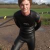 While cycling in the blueseventy wetsuit