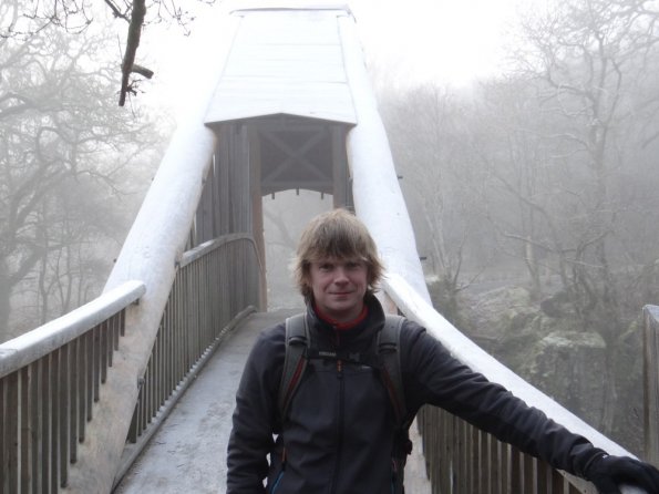 Myself at Bracklinn Falls