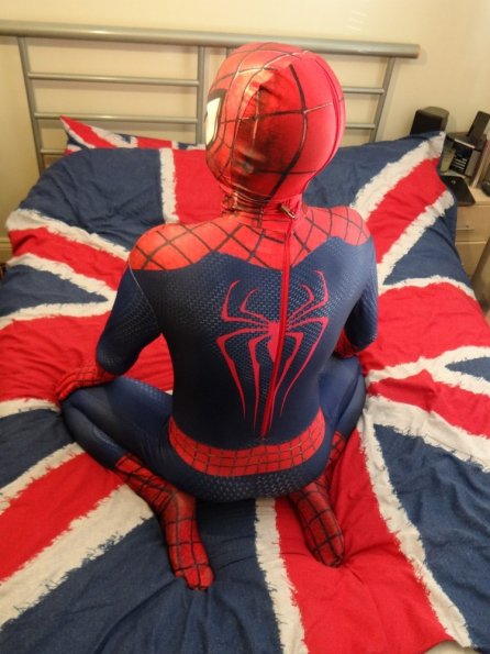 Locked into Amazing Spiderman 2 Morphsuit