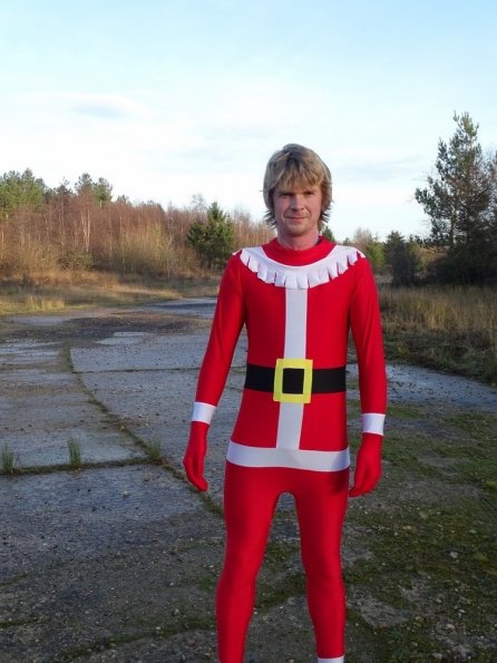 santa morphsuit