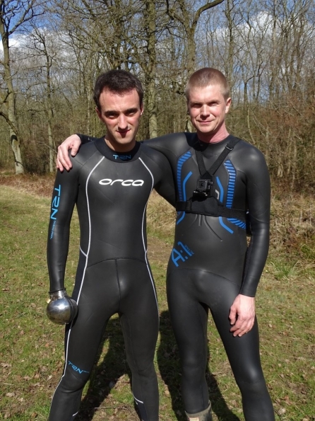 Wetsuit walk with Danny