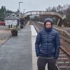 Myself at Lairg railway station