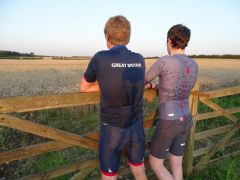 Always better cycling with someone!