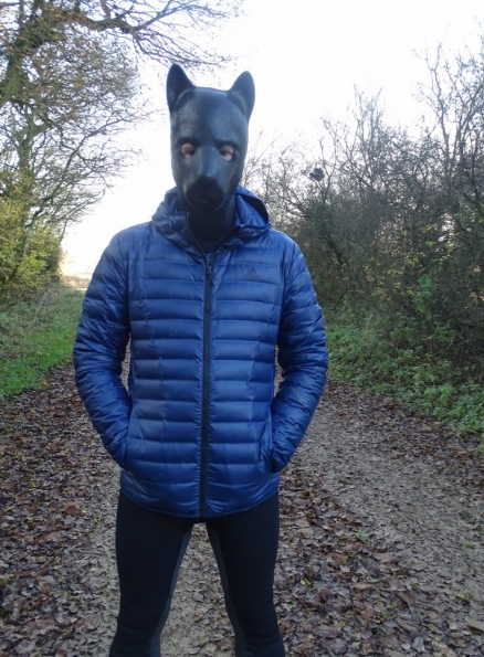 adidas Varilite Down Hooded Jacket + pup hood