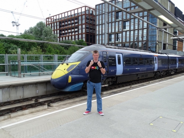 Class 395 at St Pancras railway station 