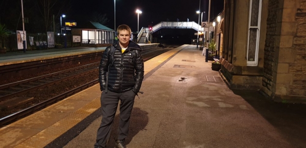 Myself at Mexborough railway station