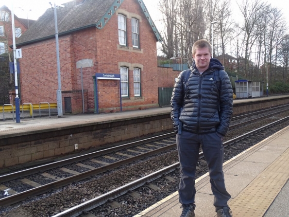 Myself at Conisbrough railway station