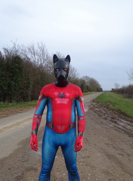 Spider-Man Homecoming Morphsuit + pup hood