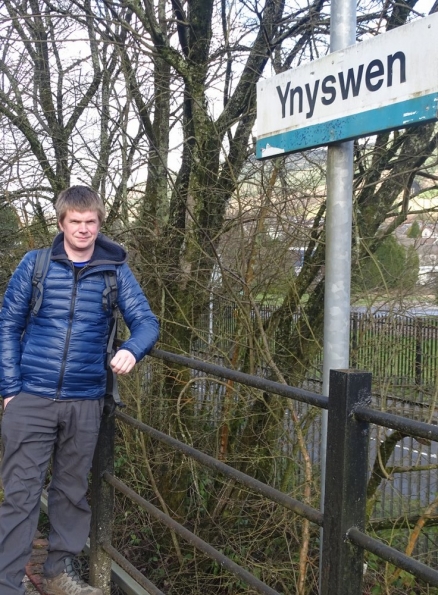 Myself at Ynyswen railway station