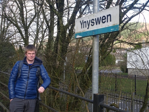 Myself at Ynyswen railway station