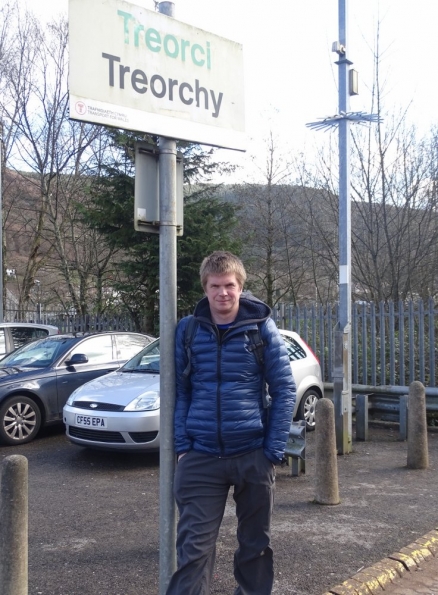 Myself at Treorchy railway station