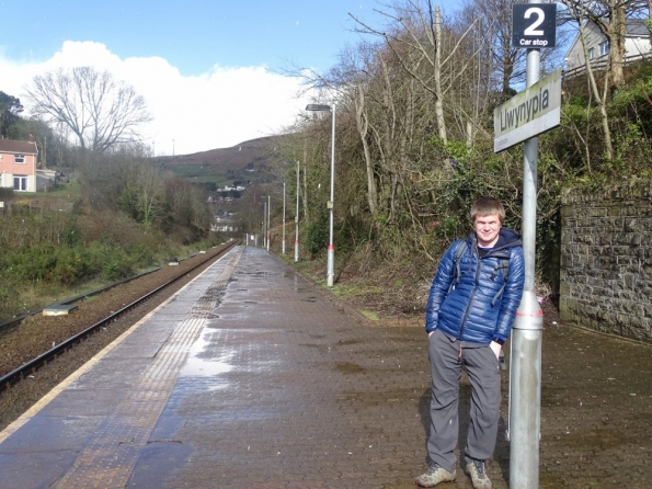 Myself Llwynypia railway station