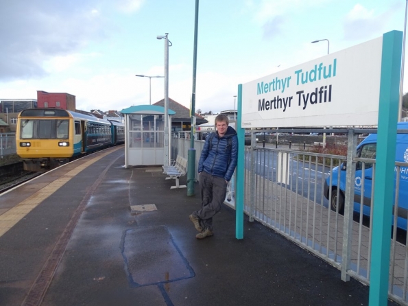 Myself at Merthyr Tydfil railway station