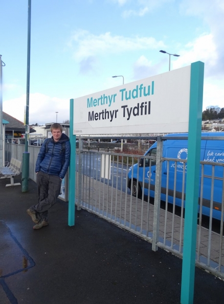 Myself at Merthyr Tydfil railway station