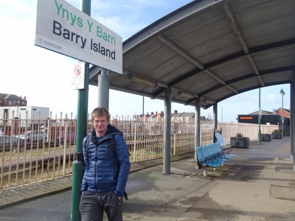 Myself at Barry Island railway station