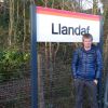 Myself at Llandaf railway station