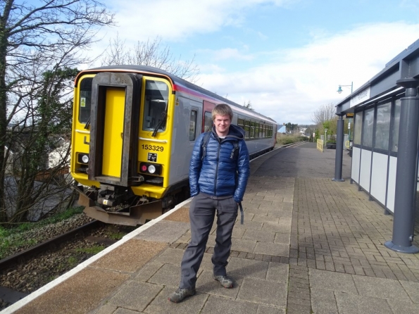 Myself at Pembroke railway station