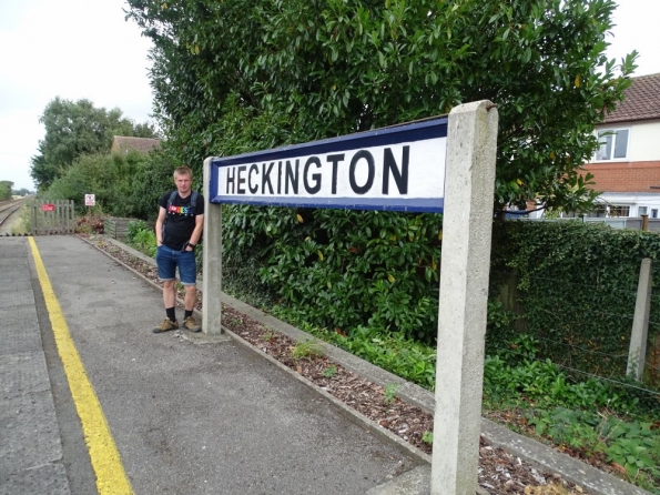 Myself at Heckington railway station