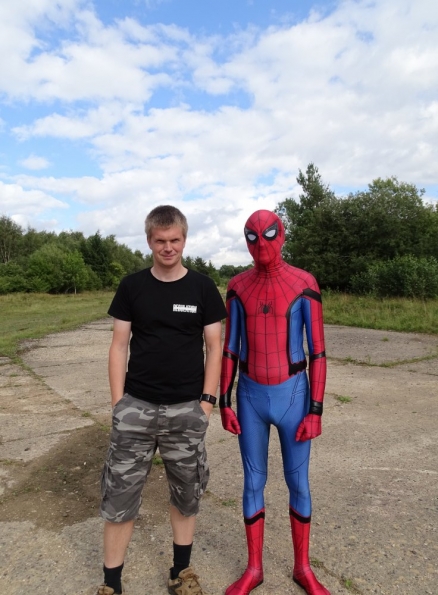 Loving meeting Spider-Man!
