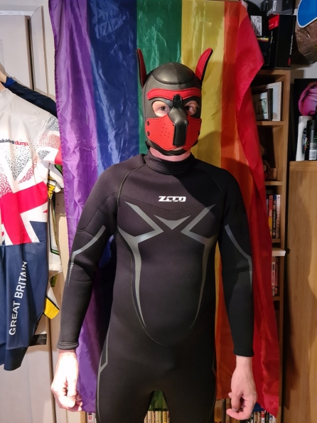 ZCCO wetsuit + Neoprene Pup Hood