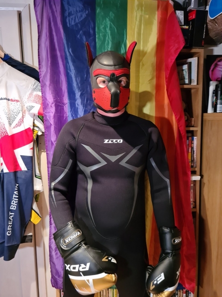 ZCCO wetsuit + Neoprene Pup Hood