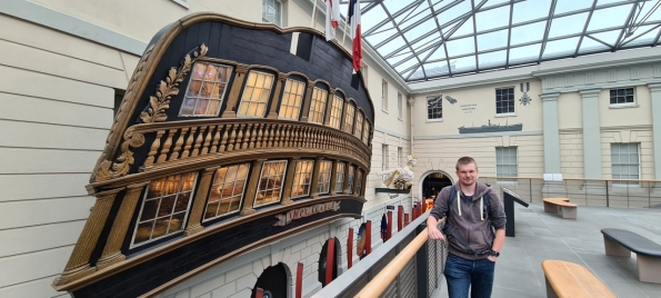 Myself at the National Maritime Museum