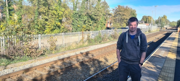 Myself at Carlton railway station