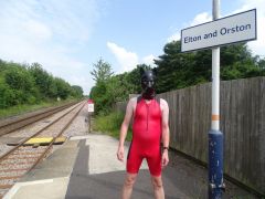 Synergy Red Trisuit and Pup Play