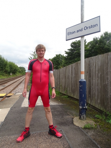 Synergy Red Cycling Skinsuit