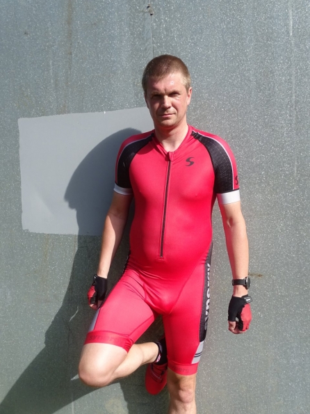 Synergy Red Cycling Skinsuit