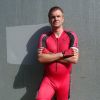 Synergy Red Cycling Skinsuit