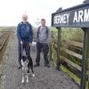 Mark G, Cooper and myself at Berney Arms railway station