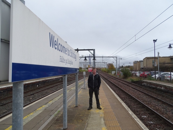 Myself at Stirling raiilway station