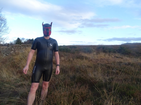 Synergy Swimrun wetsuit and Neoprene Pup Hood