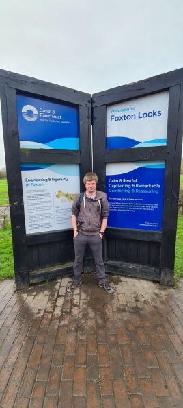 Myself at Foxton Locks