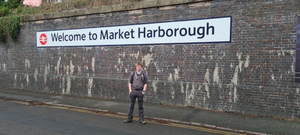 Myself at Market Harborough railway station