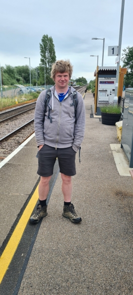 Myself at Whittlesey railway station