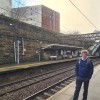 Myself at High Street (Glasgow) railway station
